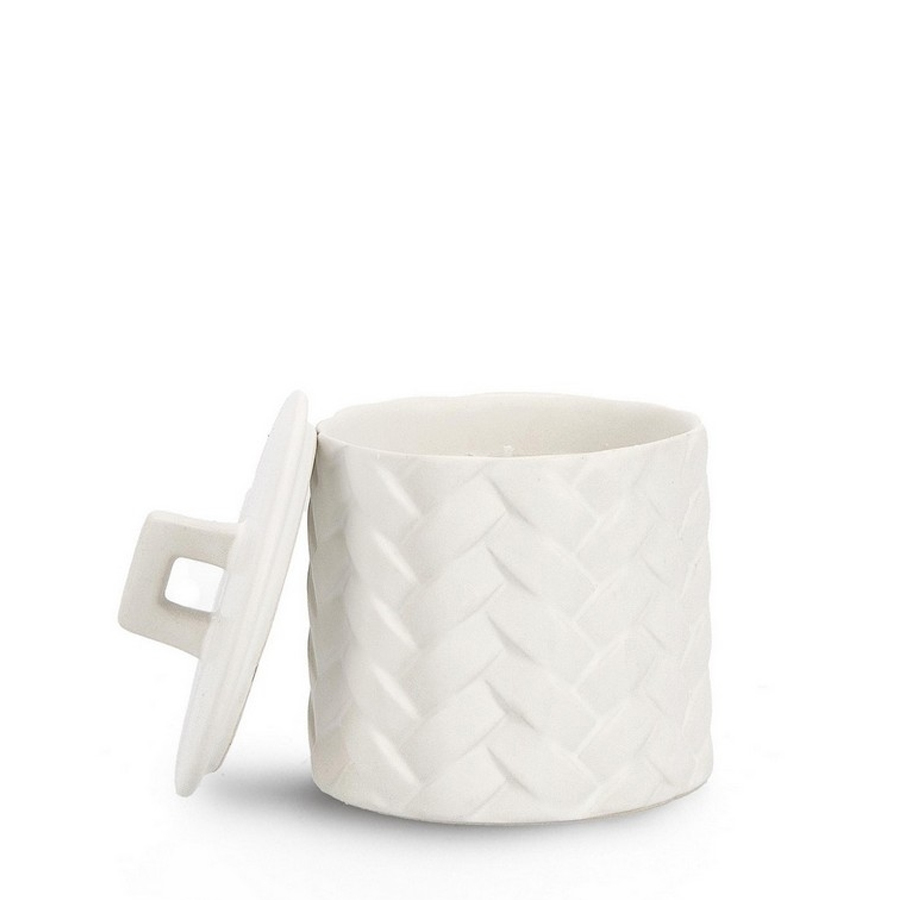 Bougie Twine avec couverture en céramique noire - Dakar, Sénégal