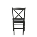 NEWPORT - Chaise en hévéa noir