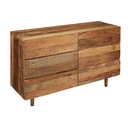 TENNESSEE - Commode double 6 tiroirs