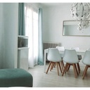 ALBA - Chaise style scandinave et hêtre massif blanc
