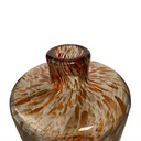 Vase LA HAVANE en verre couleur marron, décoration contemporaine, Dakar Sénégal