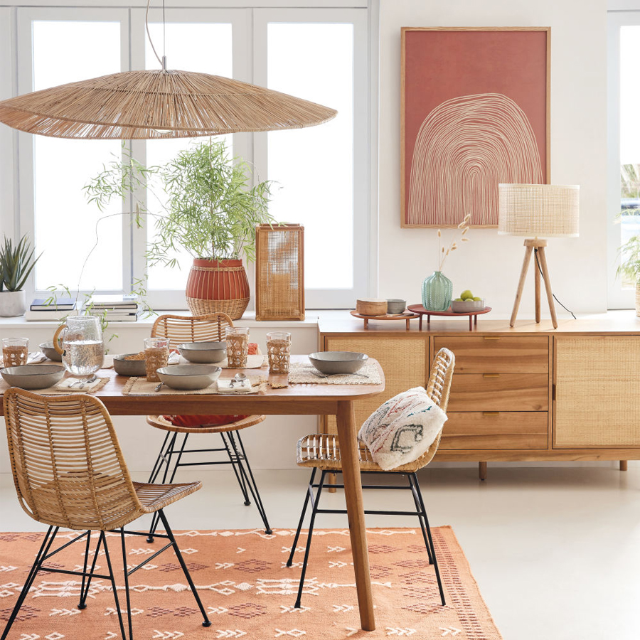 Salle à manger moderne avec chaise Anoki