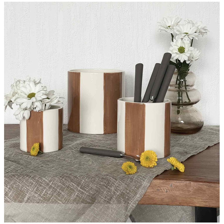 ZEN - Vase mm en verre nude