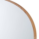 Miroir en métal doré ALINA, accessoire déco raffiné à Dakar, Sénégal.