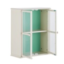 Étagère murale CAMILA blanche avec 2 portes en acrylique pour décoration intérieure moderne à Dakar, Sénégal