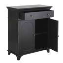 Buffet Selena 2 portes 1 tiroir noir charbon