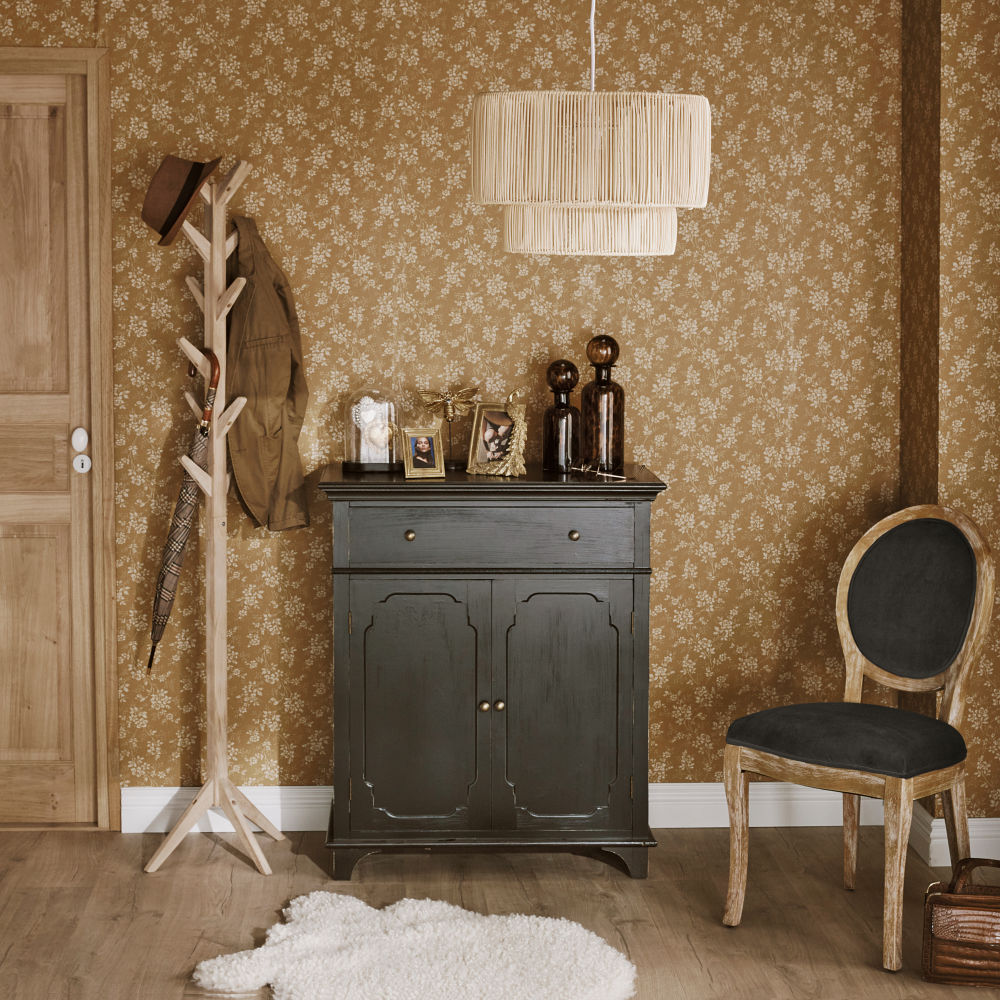 Buffet Selena 2 portes 1 tiroir noir charbon