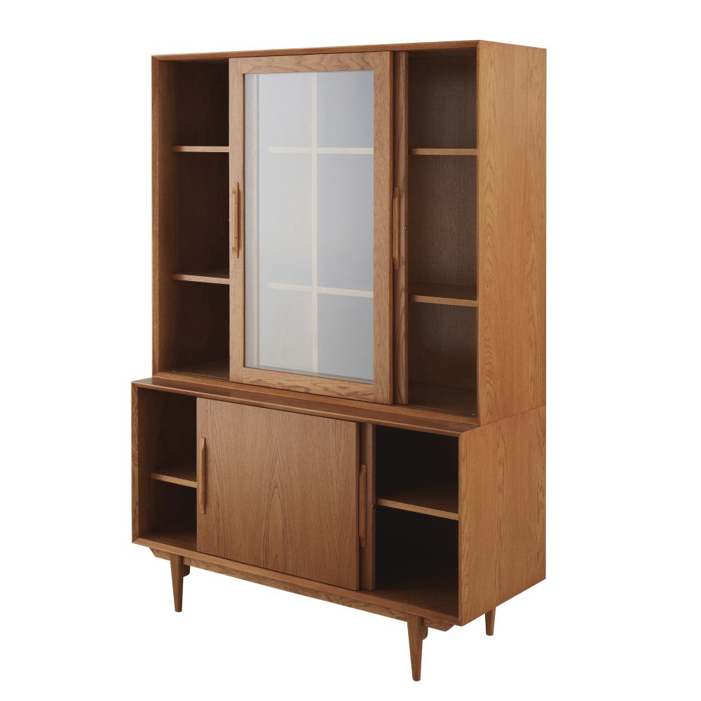 Vaisselier vintage Portobello 2 portes coulissantes