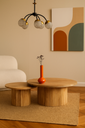 Duo de tables basses Mumbai en bois massif naturel