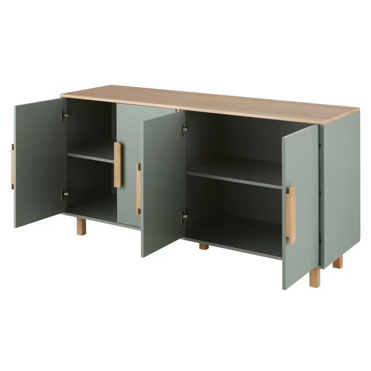Buffet Oliver 4 portes vert