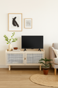 Commode Solstice 2 portes cannage en rotin