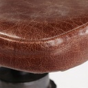 JANIS - Chaise de bureau indus en cuir