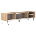 AERO - Meuble TV Chêne et Blanc 165 X 40