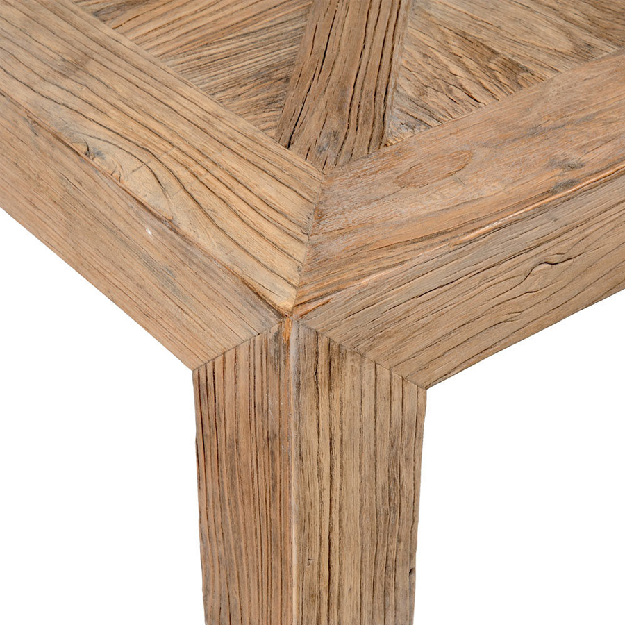 BRUGES - Table basse en orme massif recyclé