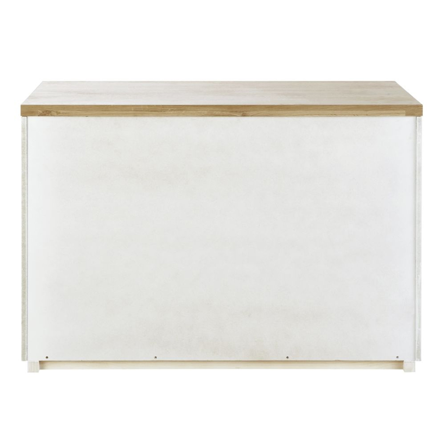 AUSTRAL - Commode blanche 3 tiroirs