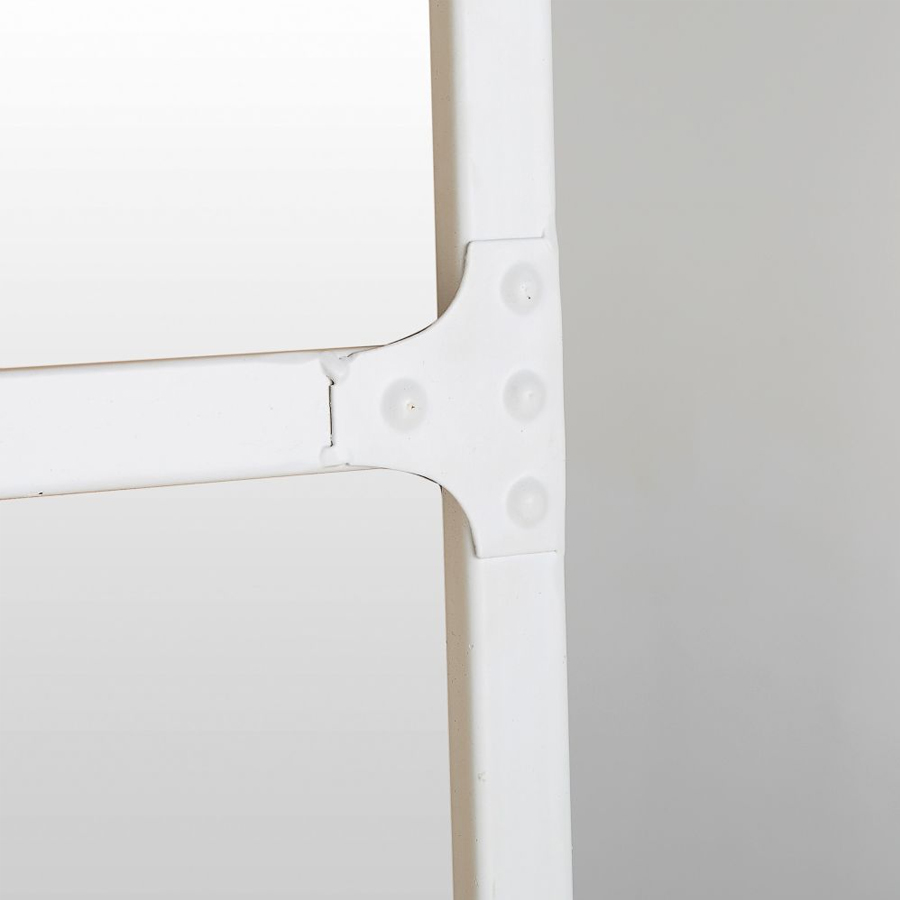 CARGO - Miroir en métal blanc 123x180