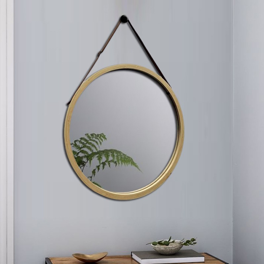 ANJA - Miroir bamboo D38 cm