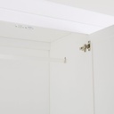 NEWPORT - Dressing 4 portes 4 tiroirs blanc