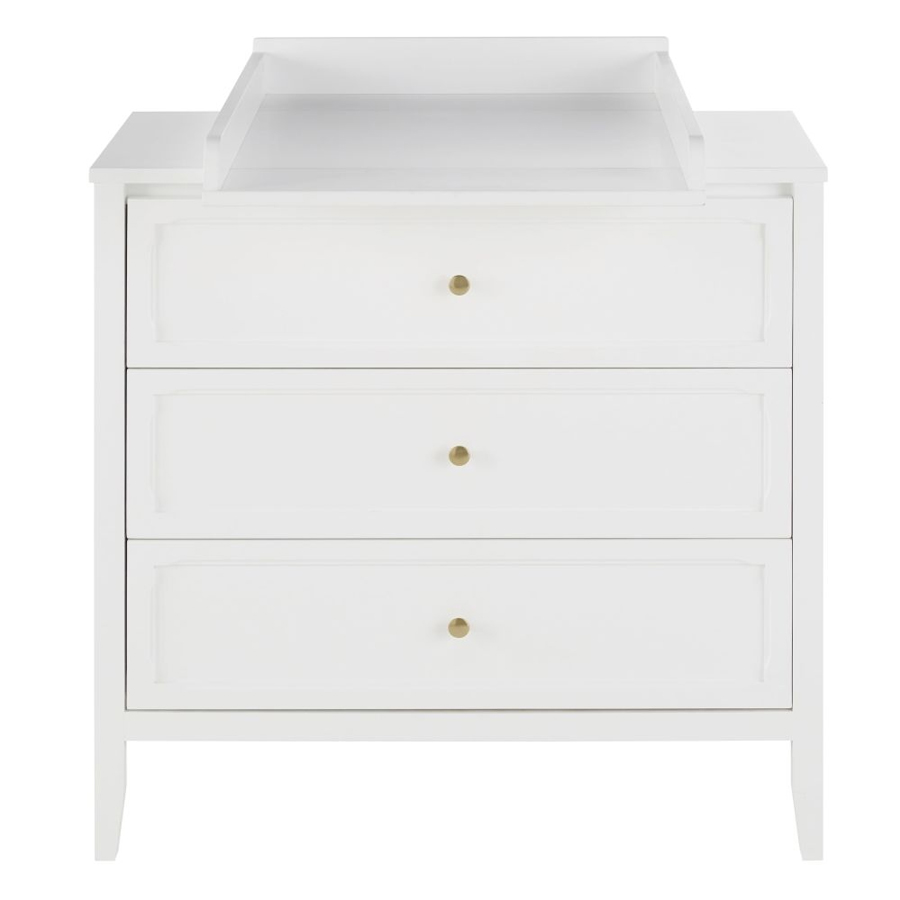 CHAMAREL - Plan à langer pour commode blanc