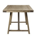 CRAFTER - Table à manger indus 8/10 personnes en manguier et métal L205