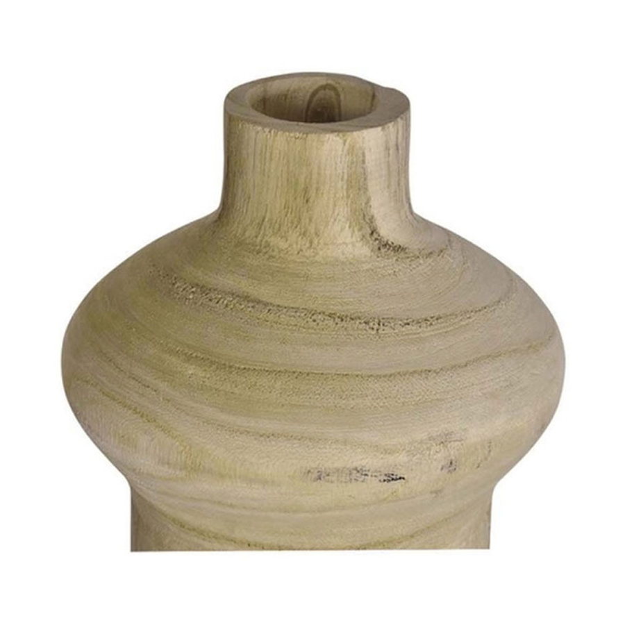 AYA - Vase verso en bois naturel 14x38cm