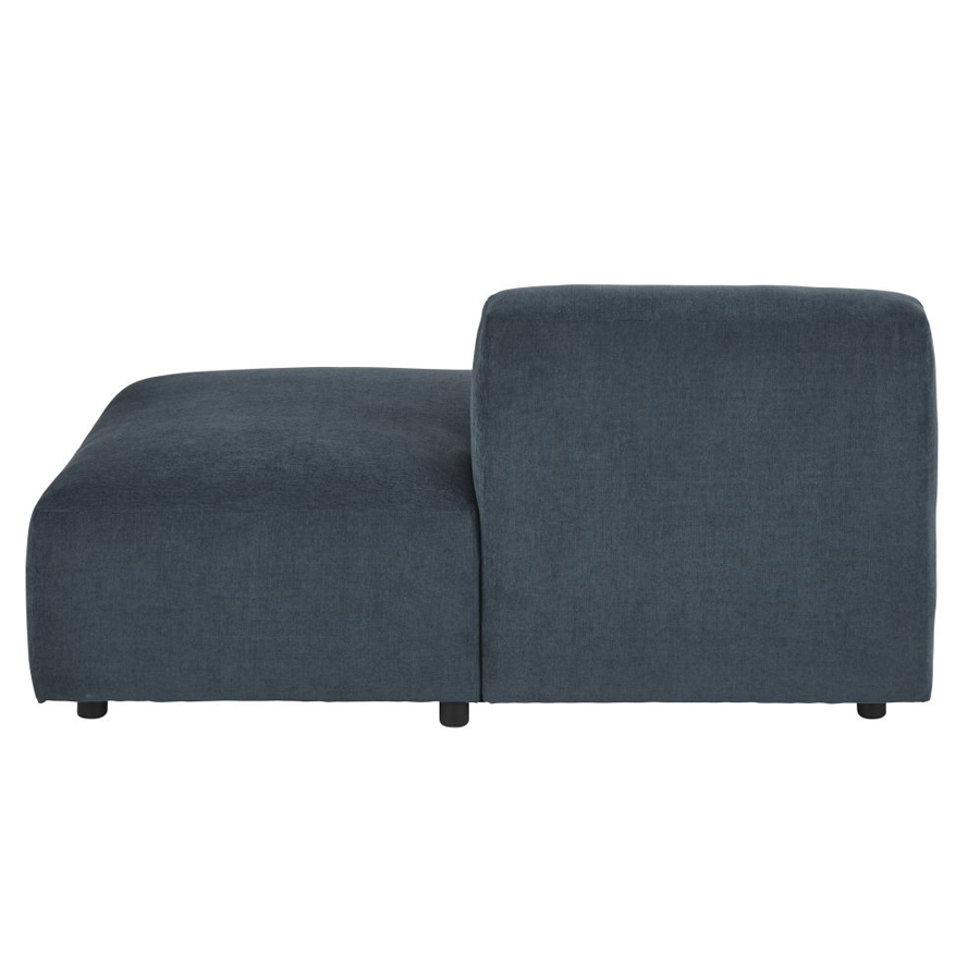 BUDDY - Méridienne droite pour canapé modulable bleue