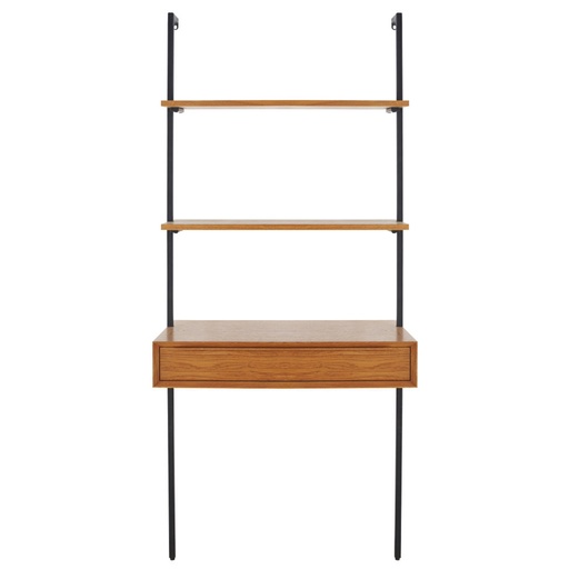 Etagère murale Portobello bureau vintage 1 tiroir