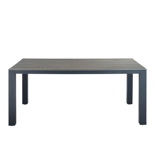[CN712179] ESCALE - Table de jardin en aluminium gris L180