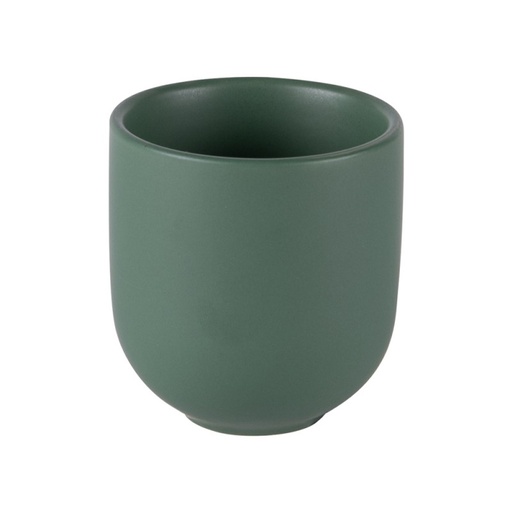 [BAD207187] UNO - Gobelet en grès vert matt 6,70x6,50 cm
