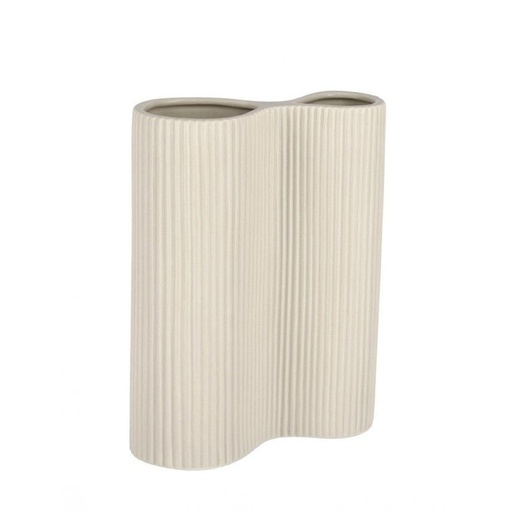 [BIZ0503260] VIVY - Vase en porcelaine ivoire H24