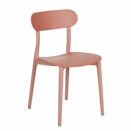 [CN023007] Chaise Eve en polypropylène terracotta