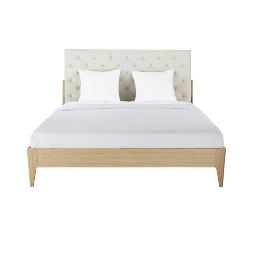 [CN119953] Lit Chesterfield capitonné en lin 140x190