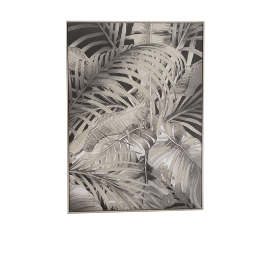 [CAD143206] Toile Exo décorative avec motif feuillage