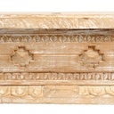 Mobilier exotique - Table basse Gandhi en bois de manguier pour intérieur chaleureux au Sénégal