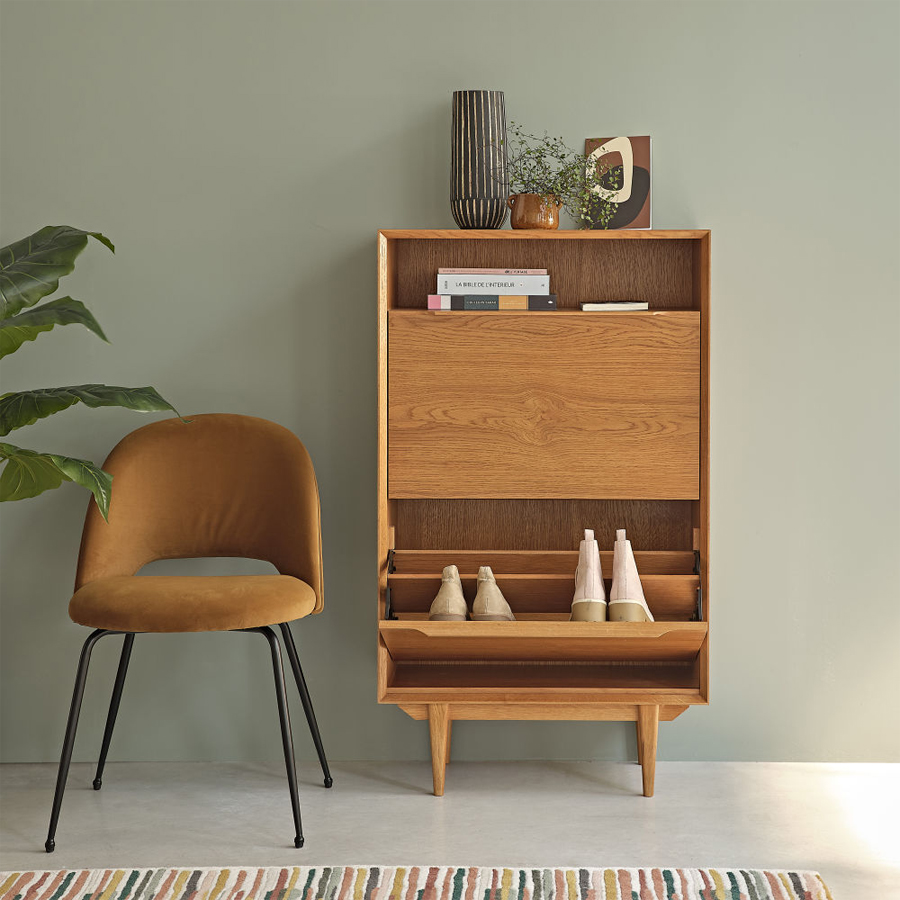 PORTOBELLO - Meuble à chaussures vintage 2 casiers