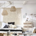 ALAWA - Tête de lit macramé en coton et corde