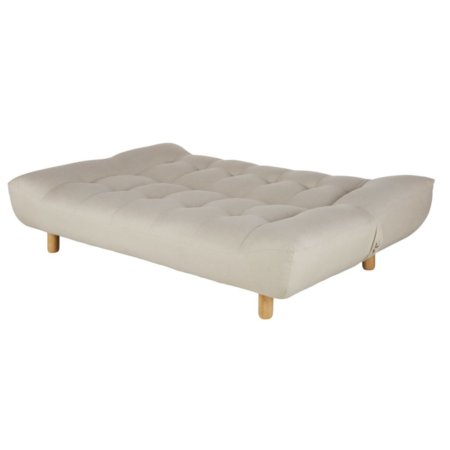CLOUD - Canapé clic-clac 2/3 places beige