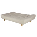 CLOUD - Canapé clic-clac 2/3 places beige