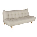 CLOUD - Canapé clic-clac 2/3 places beige