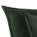 Canapé Hallen , clic-clac 2 places, revêtement en velours imprimé vert, idéal pour un salon moderne, à Dakar, Sénégal