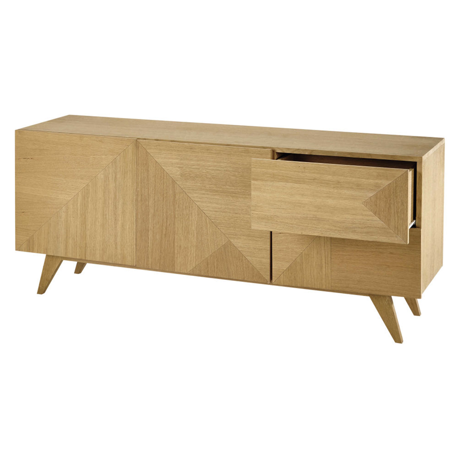 ORIGAMI - Buffet vintage 2 portes 2 tiroirs