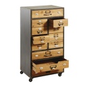 HAROLD - Meuble de rangement 12 tiroirs à roulettes