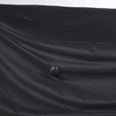 PURAVIDA - Housse de protection pour canapé de jardin droit 3 places noire
