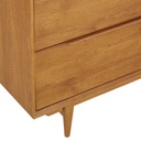 Commode PORTOBELLO, 5 tiroirs, bois chêne et vernis transparent satiné, Dakar Sénégal