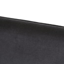MORPHEE - Housse tête de lit 180 en velours gris anthracite