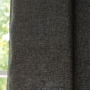 Rideau à œillets en polyester recyclé gris carbone à l'unité 140x300