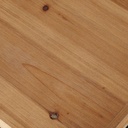 BESSIE - desserte imitation bois et métal noir