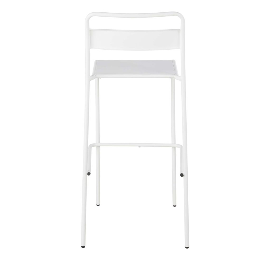 BELLEVILLE BUSINESS - Chaise de bar professionnelle en métal blanc