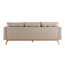 BROOKE - Canapé d'angle 3/4 places beige