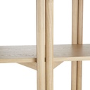 Mobilier design - Étagère LOURKA robuste avec finition bois naturel pour salon ou bureau au Sénégal